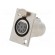 Socket | XLR | female | PIN: 7 | with push button | soldering | silver image 1