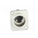 Socket | XLR | male | PIN: 3 | flange (2 holes),for panel mounting image 9