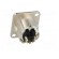 Socket | XLR | male | PIN: 5 | flange (2 holes),for panel mounting image 5