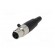 Plug | XLR mini | female | PIN: 3 | for cable | soldering | 5A | 0.5mm2 image 2