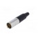 Plug | XLR mini | male | PIN: 5 | for cable | soldering | straight image 2