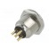 Socket | XLR mini | male | PIN: 4 | soldering | Ø11mm фото 6