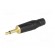 Plug | Jack 3,5mm | male | mono | straight | for cable | soldering | black фото 2