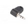 Plug | Jack 3,5mm | male | stereo | angled 90° | for cable | soldering image 8