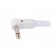 Plug | Jack 6,3mm | male | mono | ways: 2 | angled 90° | for cable | white фото 3