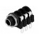 Socket | Jack 6,3mm | female | stereo,with double switch | ways: 3 image 1