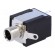 Socket | Jack 6,3mm | stereo | straight | for panel mounting | 10mm image 1