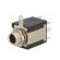 Socket | Jack 6,3mm | stereo | straight | for panel mounting | 10mm image 2
