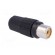 Plug | RCA | female | straight | soldering | black | for cable image 8