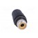 Plug | RCA | female | straight | soldering | black | for cable image 9