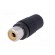 Plug | RCA | female | straight | soldering | black | for cable image 2
