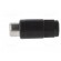 Plug | RCA | female | straight | soldering | black | nickel plated image 3