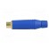 Plug | RCA | female | straight | soldering | blue | gold-plated | 3÷7mm image 3