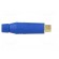 Plug | RCA | female | straight | soldering | blue | gold-plated | 3÷7mm фото 7