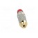 Plug | RCA | female | straight | soldering | grey | gold-plated | 3÷7mm paveikslėlis 9