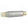 Plug | RCA | female | straight | soldering | grey | gold-plated | 3÷7mm image 7