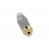 Plug | RCA | female | straight | soldering | grey | gold-plated | 3÷7mm image 9