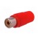 Plug | RCA | female | straight | soldering | red | for cable image 2
