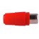 Plug | RCA | female | straight | soldering | red | for cable image 7