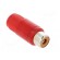 Plug | RCA | female | straight | soldering | red | nickel plated image 8