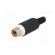 Plug | RCA | female | with strain relief | straight | soldering фото 2