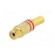 Plug | RCA | female | with strain relief | straight | soldering | 5mm paveikslėlis 2