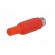 Plug | RCA | female | with strain relief | straight | soldering | red фото 6