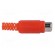 Plug | RCA | female | with strain relief | straight | soldering | red image 7