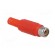 Plug | RCA | female | with strain relief | straight | soldering | red image 8