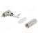 Plug | RCA | male | angled 90° | soldering | silver | nickel plated фото 1