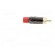 Plug | RCA | male | short | straight | soldering | black | gold-plated image 7