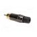 Plug | RCA | male | short | straight | soldering | black | gold-plated фото 4