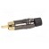 Plug | RCA | male | short | straight | soldering | black | gold-plated фото 3