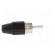 Plug | RCA | male | straight | soldered | black | brass | for cable image 7