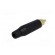Plug | RCA | male | straight | soldering | black | gold-plated | for cable paveikslėlis 6