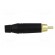 Plug | RCA | male | straight | soldering | black | gold-plated | for cable фото 7
