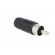 Plug | RCA | male | straight | soldering | black | nickel plated image 8