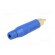 Plug | RCA | male | straight | soldering | blue | gold-plated | for cable фото 6