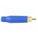 Plug | RCA | male | straight | soldering | blue | gold-plated | for cable image 7