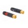Plug | RCA | male | straight | soldering | gold-plated | for cable paveikslėlis 8