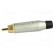 Plug | RCA | male | straight | soldering | grey | gold-plated | for cable paveikslėlis 3