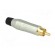 Plug | RCA | male | straight | soldering | grey | gold-plated | for cable фото 8