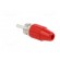 Plug | RCA | male | straight | soldered | red | brass | Enclos.mat: acetal image 4