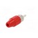 Plug | RCA | male | straight | soldered | red | brass | Enclos.mat: acetal фото 6