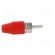 Plug | RCA | male | straight | soldered | red | brass | Enclos.mat: acetal paveikslėlis 7