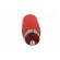 Plug | RCA | male | straight | soldering | red | for cable image 9