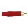 Plug | RCA | male | straight | soldering | red | gold-plated | for cable paveikslėlis 7