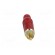 Plug | RCA | male | straight | soldering | red | gold-plated | for cable image 9
