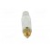 Plug | RCA | male | straight | soldering | white | gold-plated | for cable paveikslėlis 9