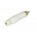 Plug | RCA | male | straight | soldering | white | gold-plated | for cable paveikslėlis 6